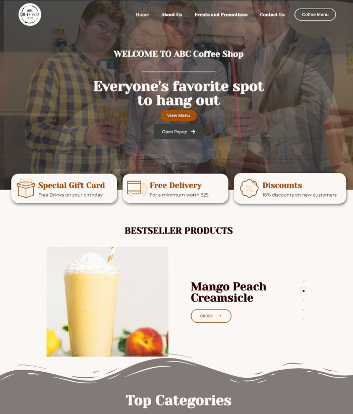 Sample Coffee Shop