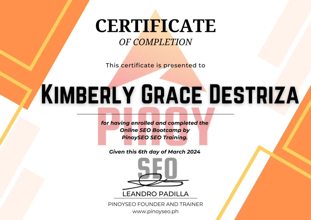 SEO-Certification-Kimberly-Grace-Destriza